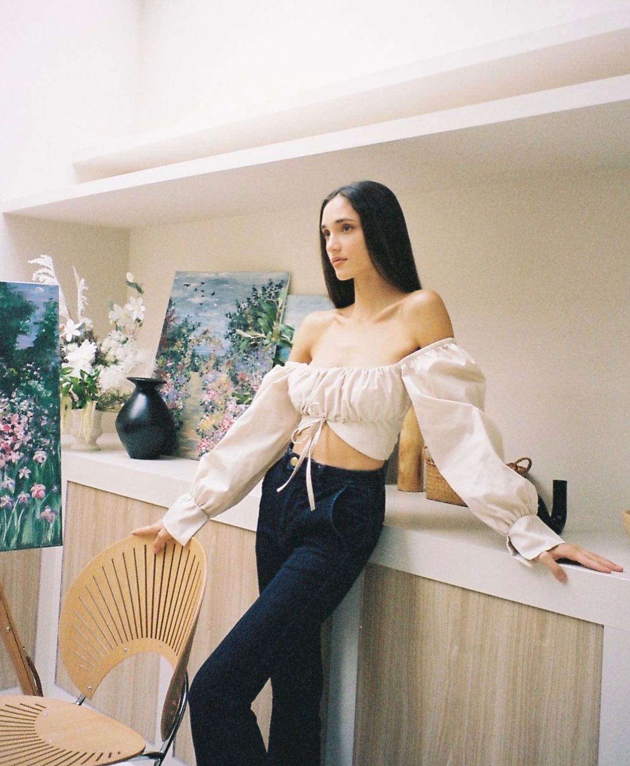 O.D.C - Peachpuff Crop Top Nude