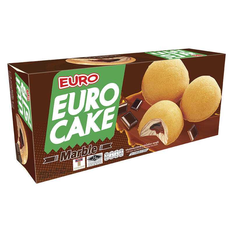 ยูโร่ เค้ก ช็อคโกมาร์เบิล  (EURO Cake) 12 ชิ้น