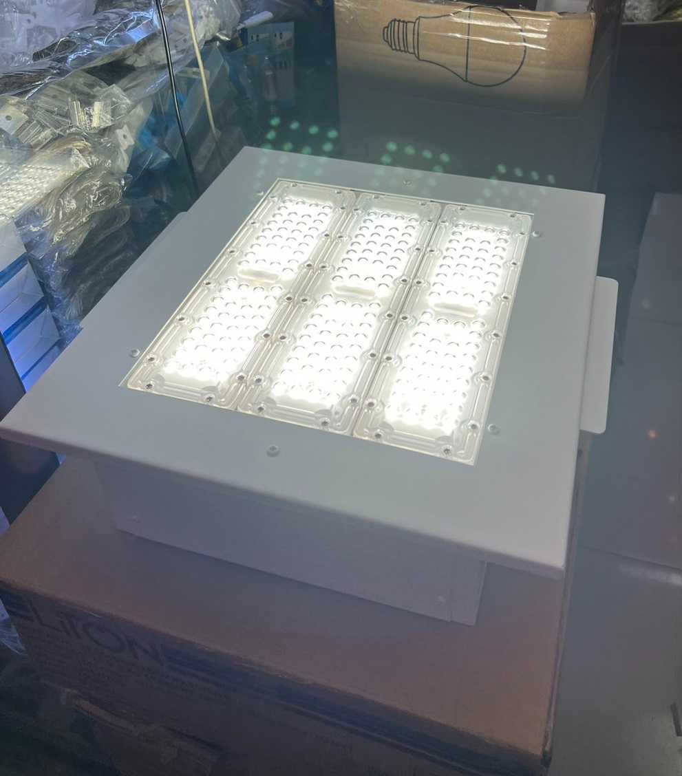 โคมไฟปั้มน้ำมันไฟฝังฝ้าเพดาน 150w ต่อไฟตรง 220v