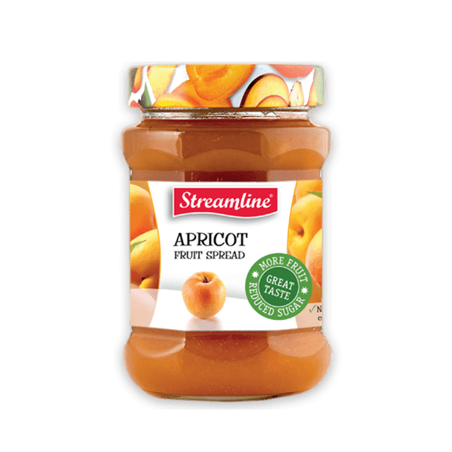 Streamline Apricot Reduced Sugar Jam 340 g