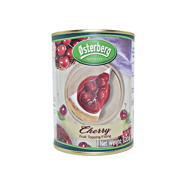 Osterberg Canned Cherry Fruit Topping & Filling 35% 620 g