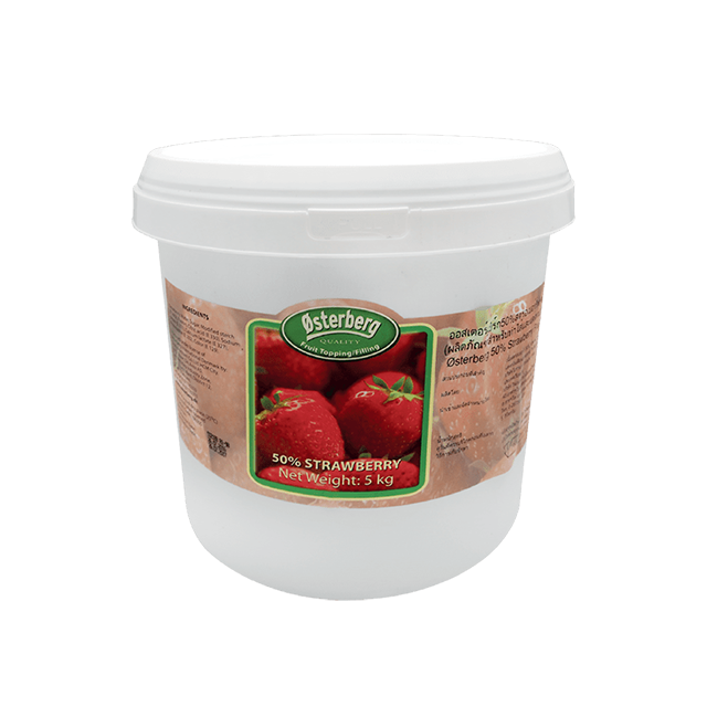 Osterberg 50% Strawberry Fruit Topping & Filling 5 kg