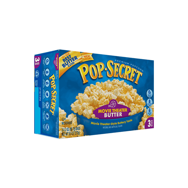 Pop-Secret Microwave Popcorn – Movie Theater บรรจุ 3 ซอง