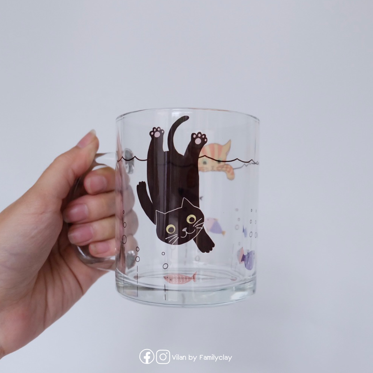 แก้วใส / Fish Tank ลายตู้ปลา