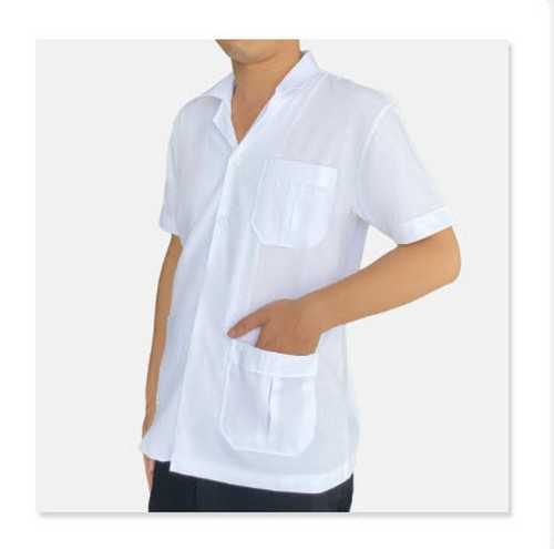 เสื้อกาวน์ตัวสั้น แขนสั้น เวสป้อยค้อม #S