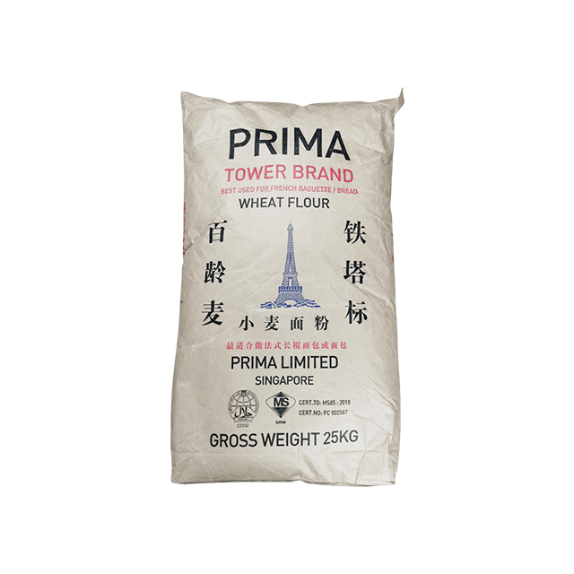 PRIMA แป้งขนมปังตรา Tower (T55) 25 kg