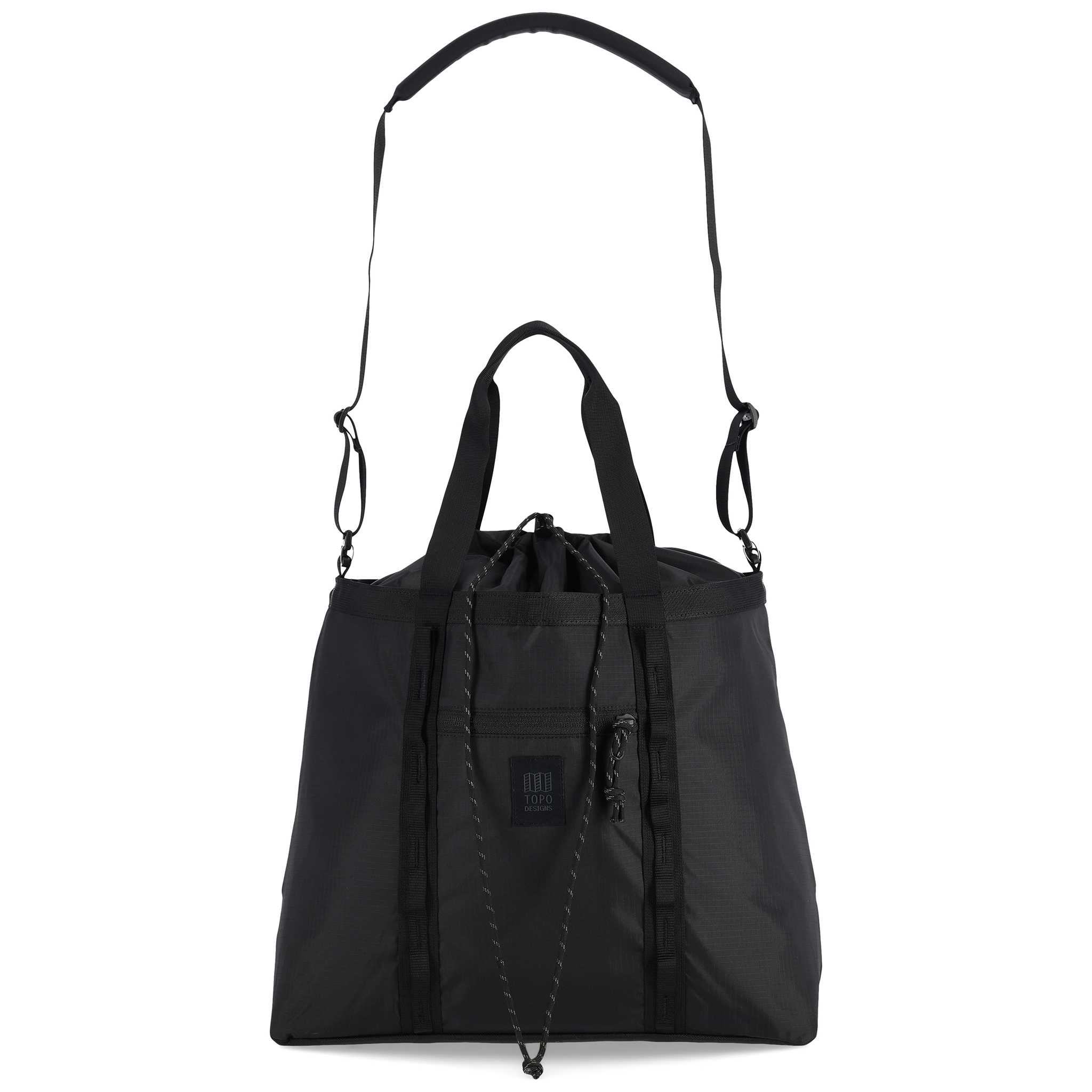 Topo Designs กระเป๋าสะพายข้าง รุ่น MOUNTAIN UTILITY TOTE BLACK/BLACK