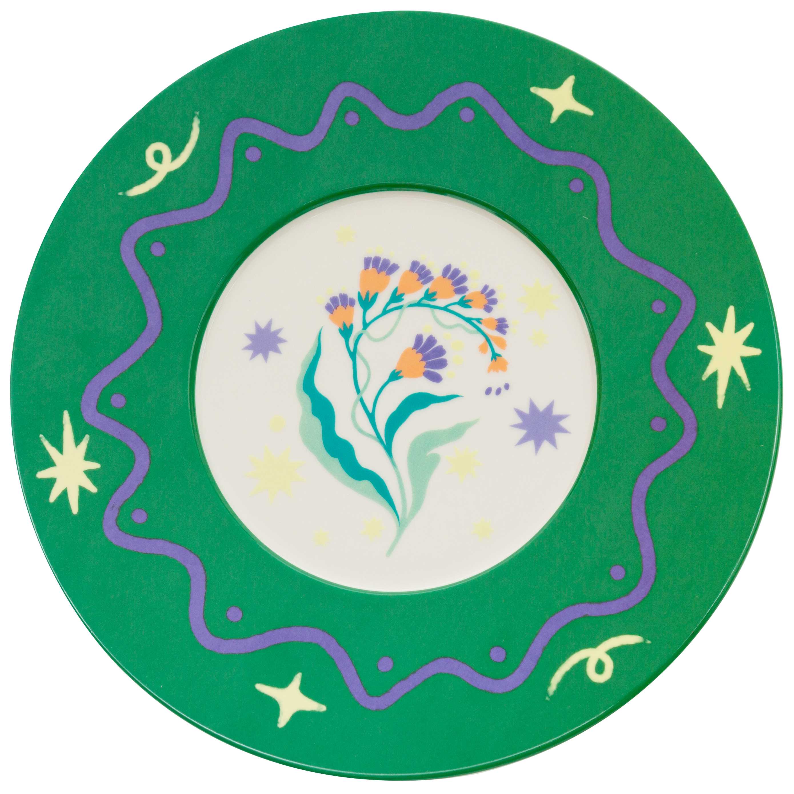 Modernform Series - Waltz Plate - Green