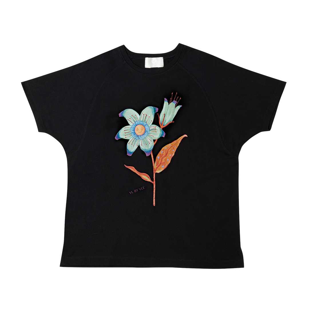 Mythical Flower   Oversize Tshirt
