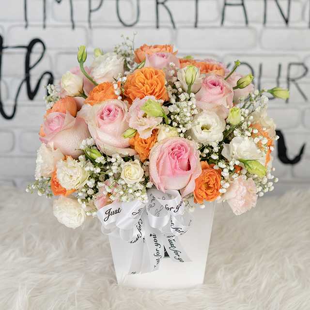 DF116 Pink & Orange Basket