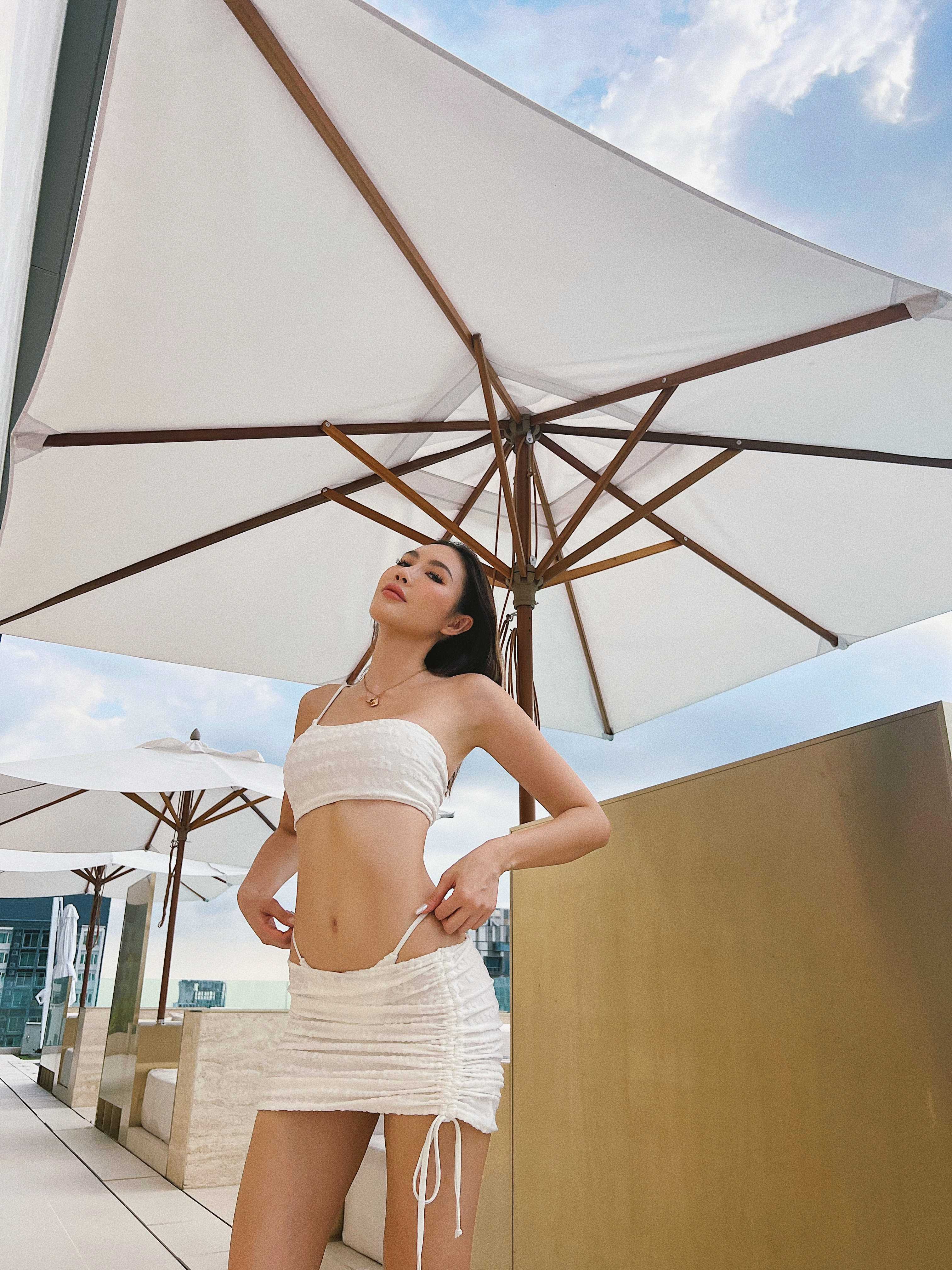 Monogram Bikini & Skirt Set