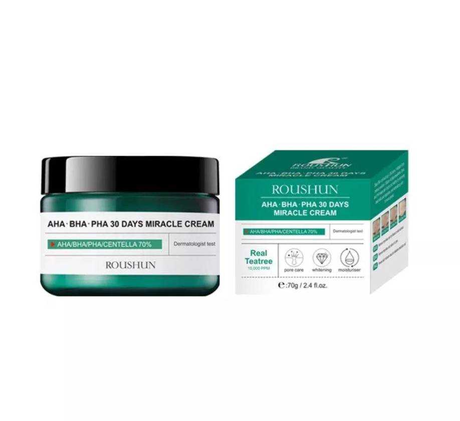 ครีมสำหรับสิว [ROUSHUN] AHA-BHA-PHA 30 DAYS Miracle Acne Clear CREAM ฟื้นบำรุงผิว ลดสิว ผิวกระจ่างใส