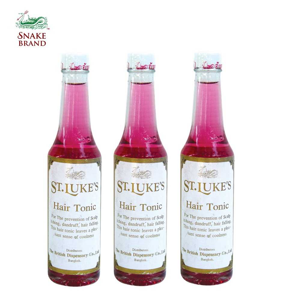 St.Luke's ตรางู แฮร์โทนิค  บรรเทาอาการคันหนังศรีษะ 80 ซีซี.3 ขวด