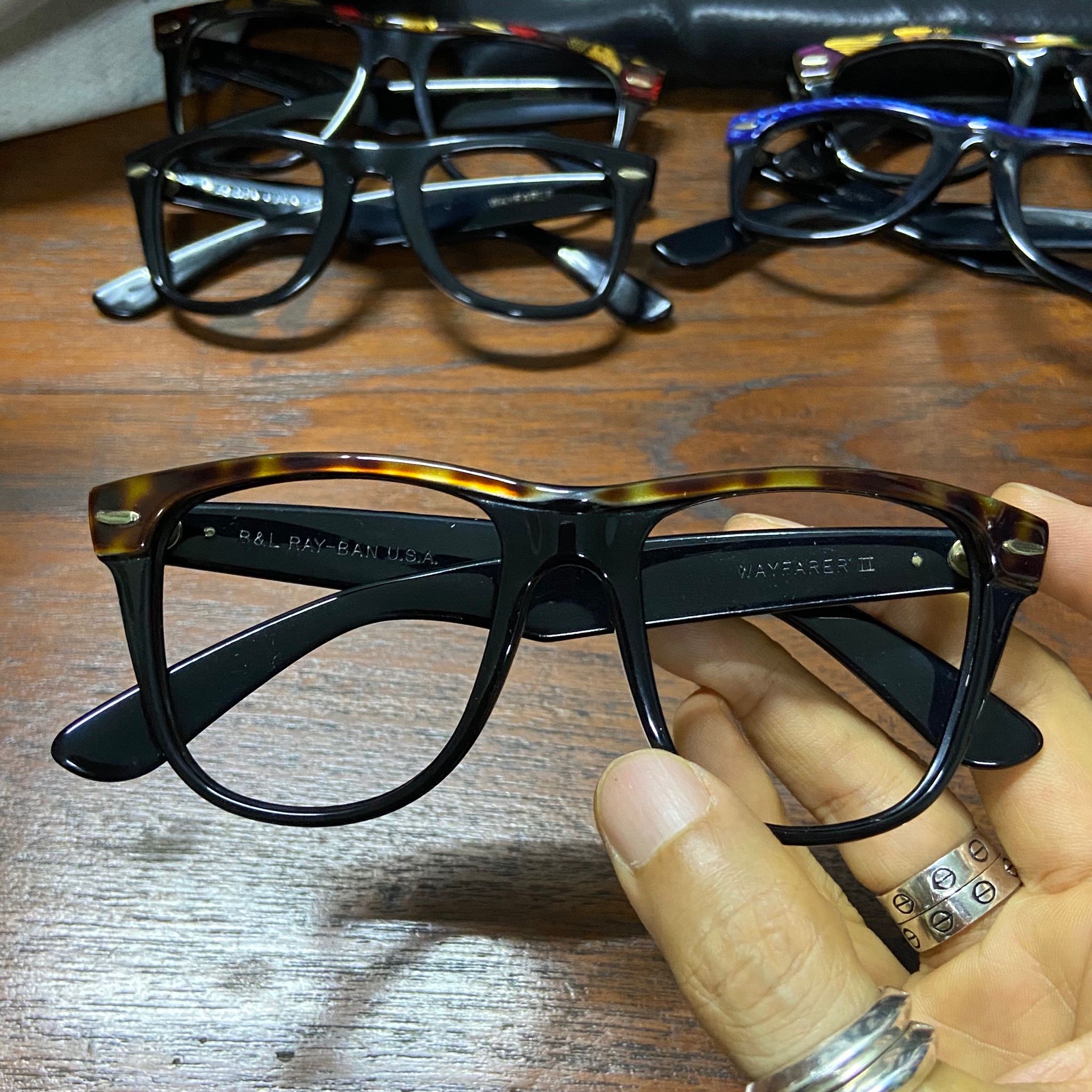 กรอบแว่น Rayban USA ขนาด55มม. กรอบกว้าง140มม.