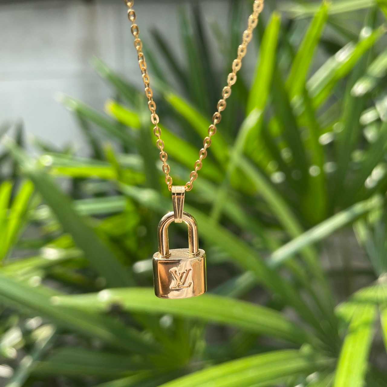 Louis vuitton master key necklace repurposed