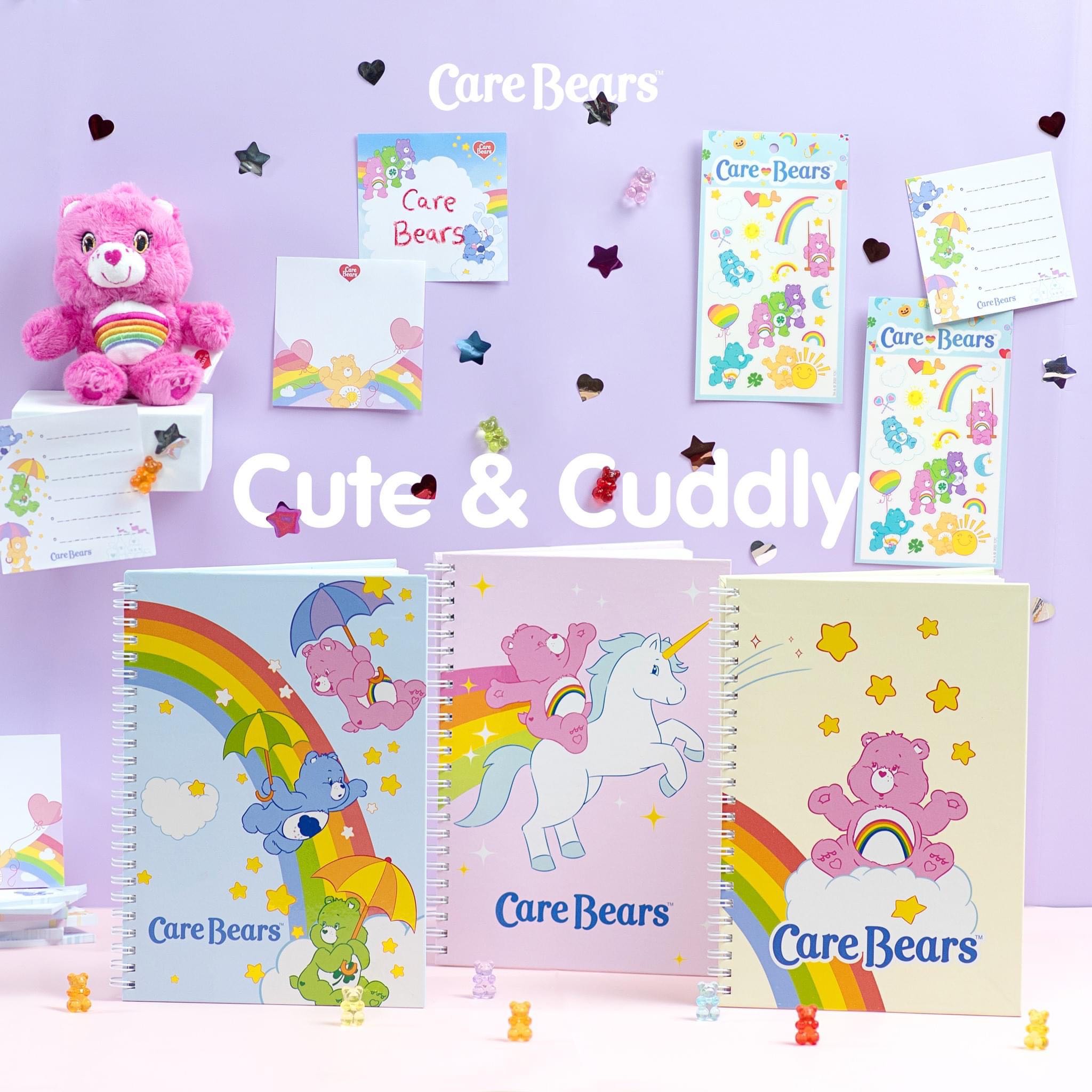 สมุดบันทึก A5 CARE BEARS Cute And Cuddly Collection