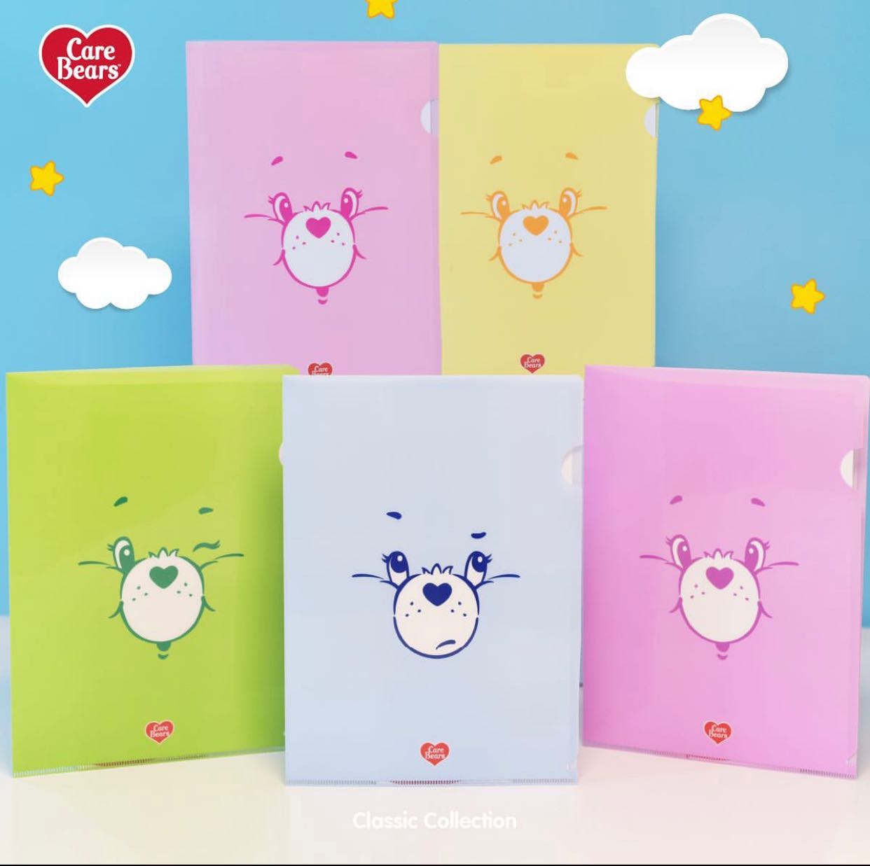 แฟ้มแคร์แบร์ CARE BEARS A4 Folder