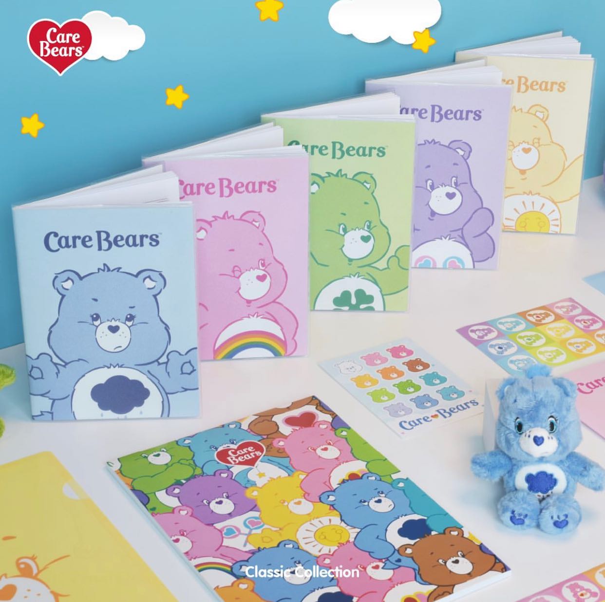 สมุดโน้ตแคร์แบร์ CARE BEARS Stationery Classic A5 Notebook