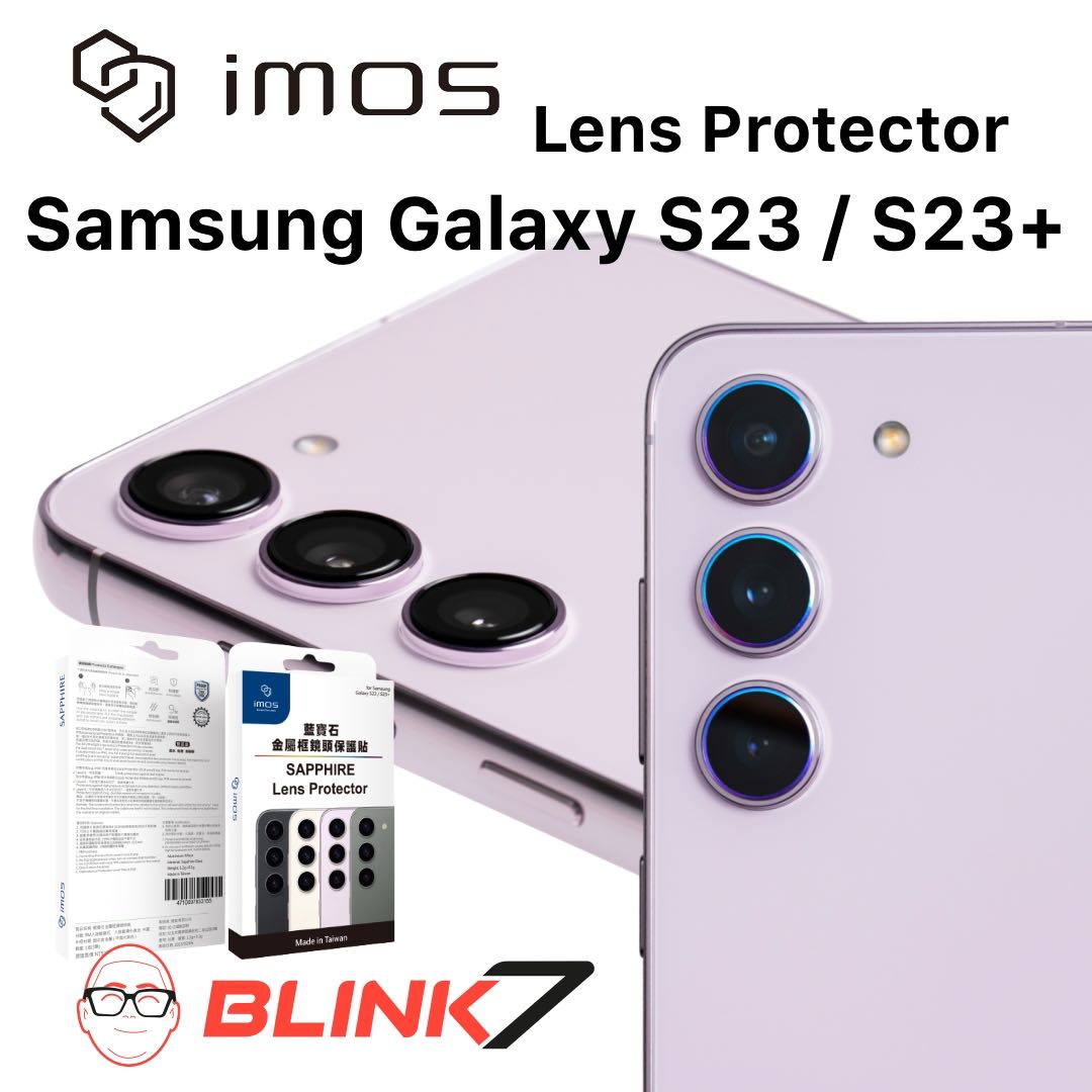 iMos Sapphire Lens Protector Samsung Galaxy S23 / S23+