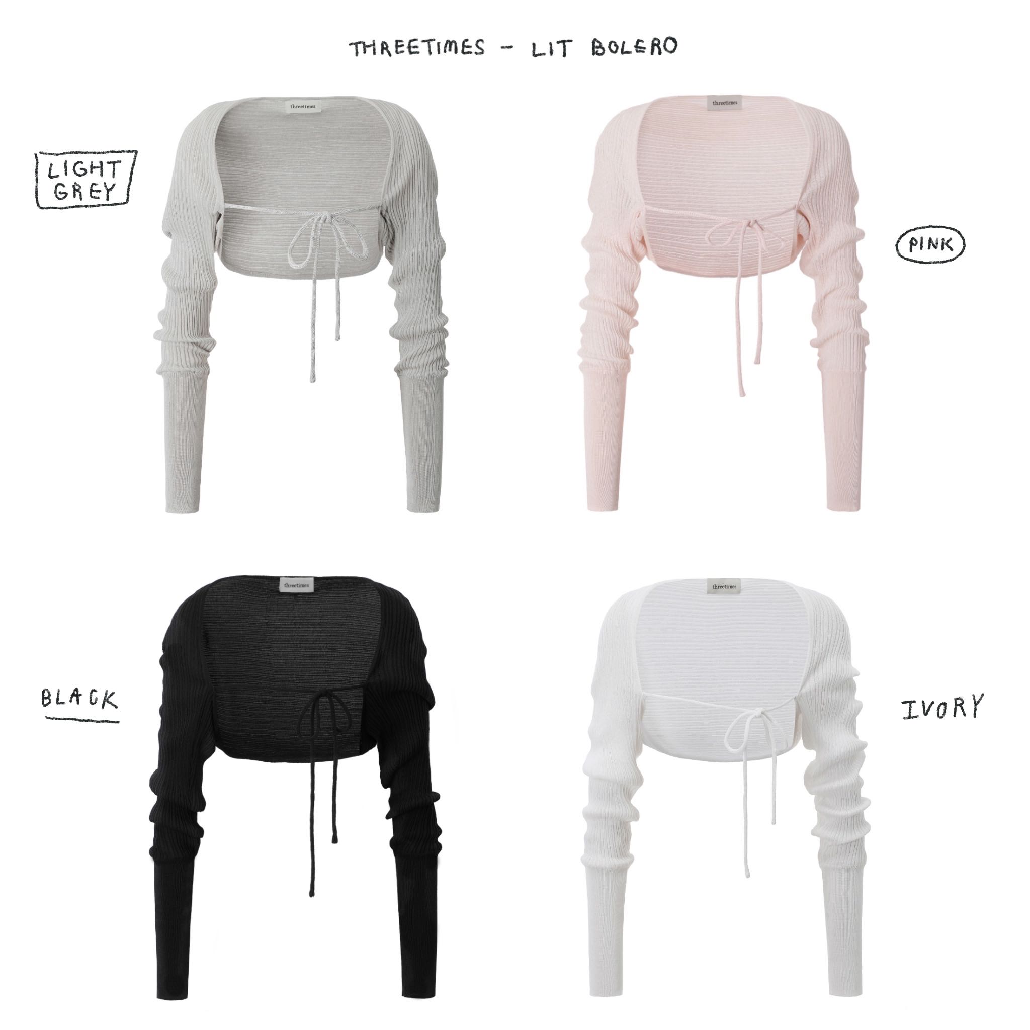 (PRE,รวมส่ง) LIT BOLERO /THREETIMES 