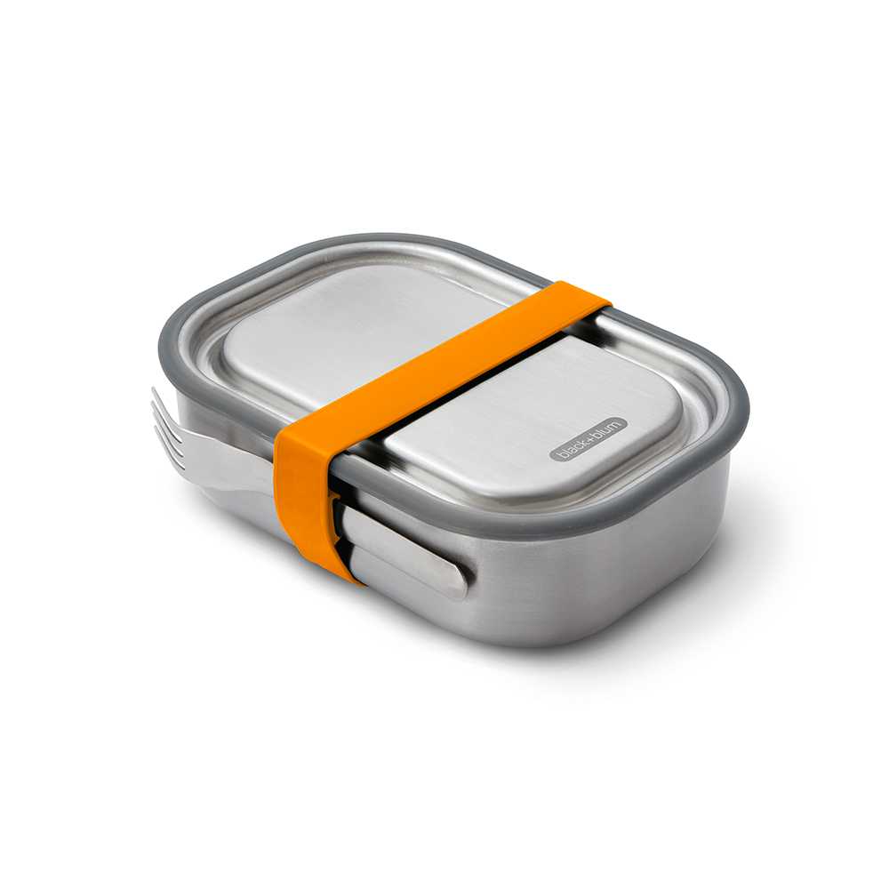 BLACK + BLUM กล่องใส่อาหาร รุ่น STAINLESS STEEL LUNCH BOX LARGE - ORANGE