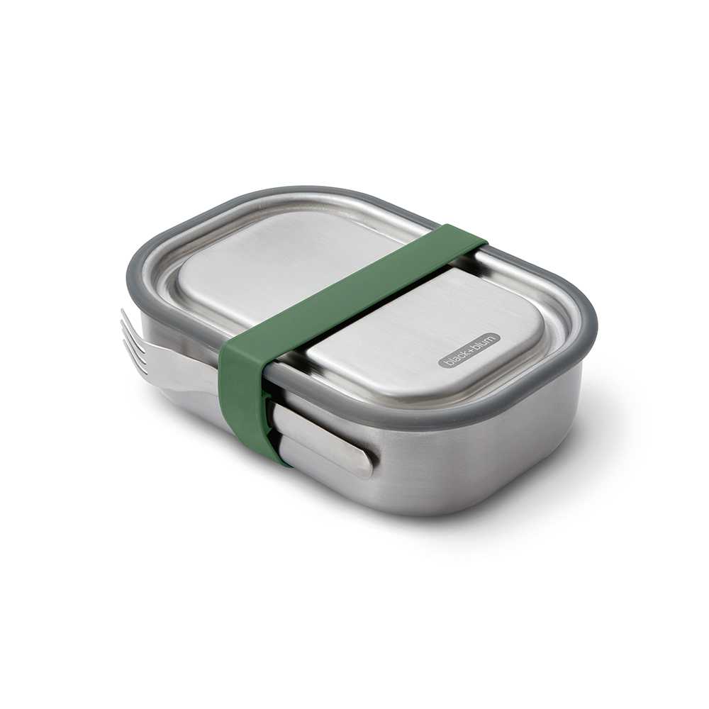 BLACK + BLUM กล่องใส่อาหาร รุ่น STAINLESS STEEL LUNCH BOX LARGE - OLIVE