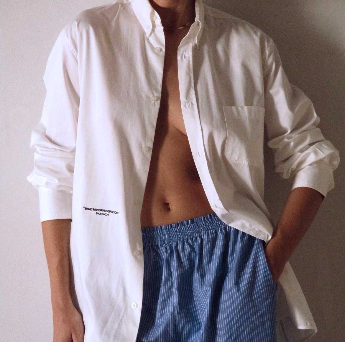 IMNOTAMORNINGPERSON • THE CLASSIC WHITE SHIRT