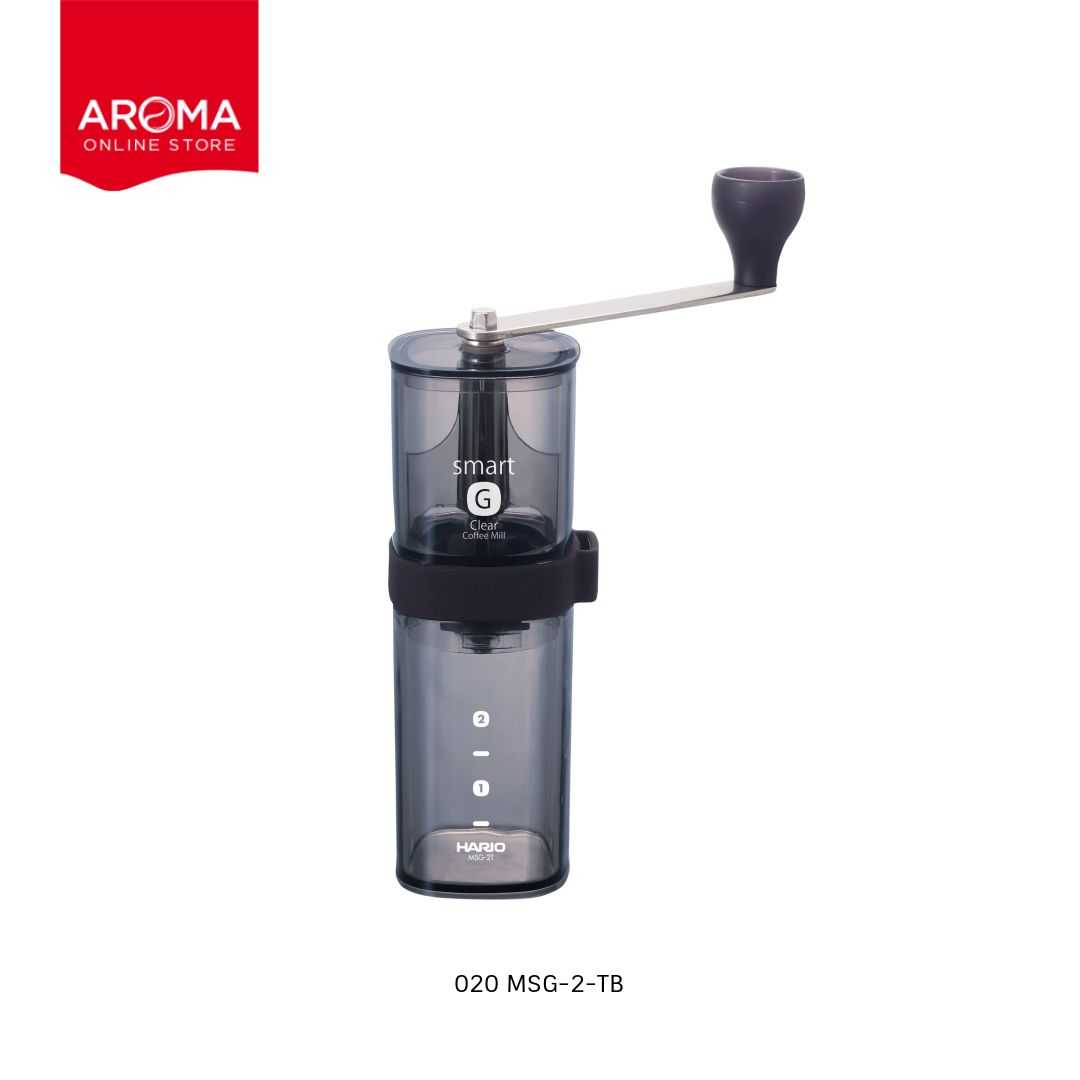 HARIO(020) Coffee Mill Smart G/ Transparent Black / MSG-2-TB (Pre-Order )