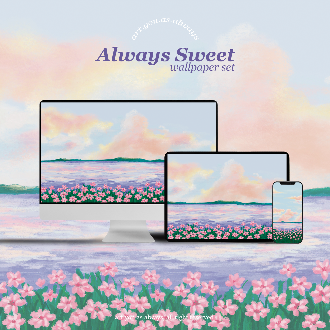 Wallpaper set - Always sweet