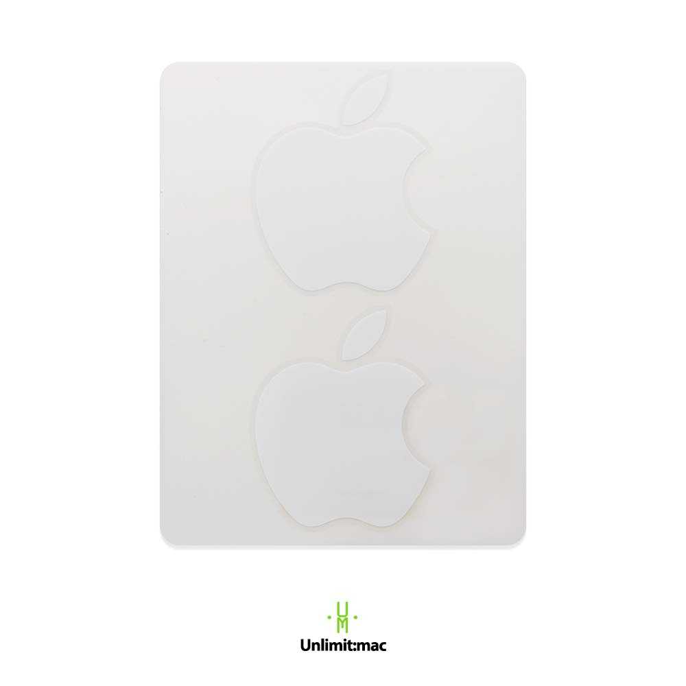 Sticker Apple Logo White (Size M)
