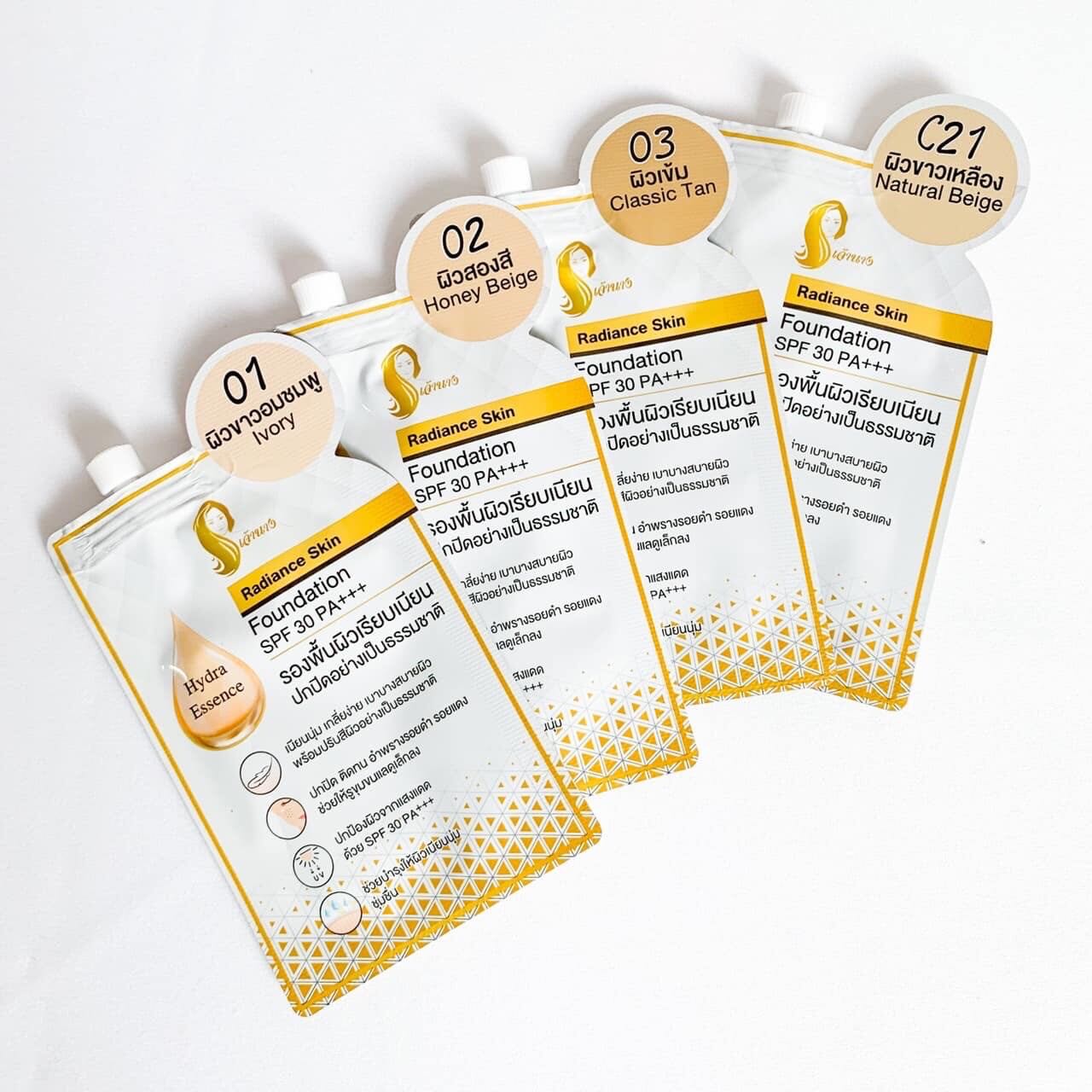 รองพื้นเจ้านางแบบซอง (5g.) Chaonang Radiance Skin Foundation SPF30 PA+++