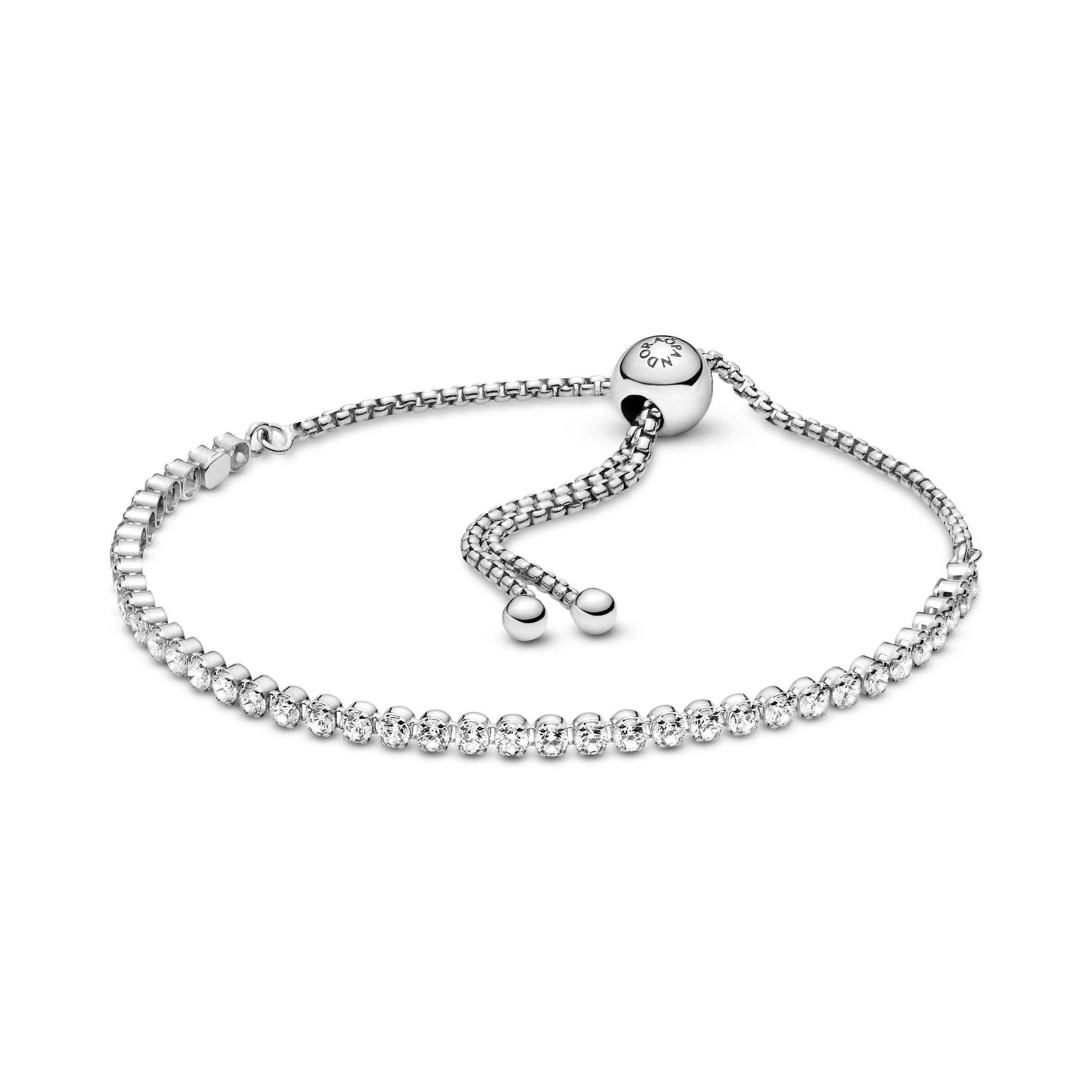 Sparkling Strand Bracelet with CZ