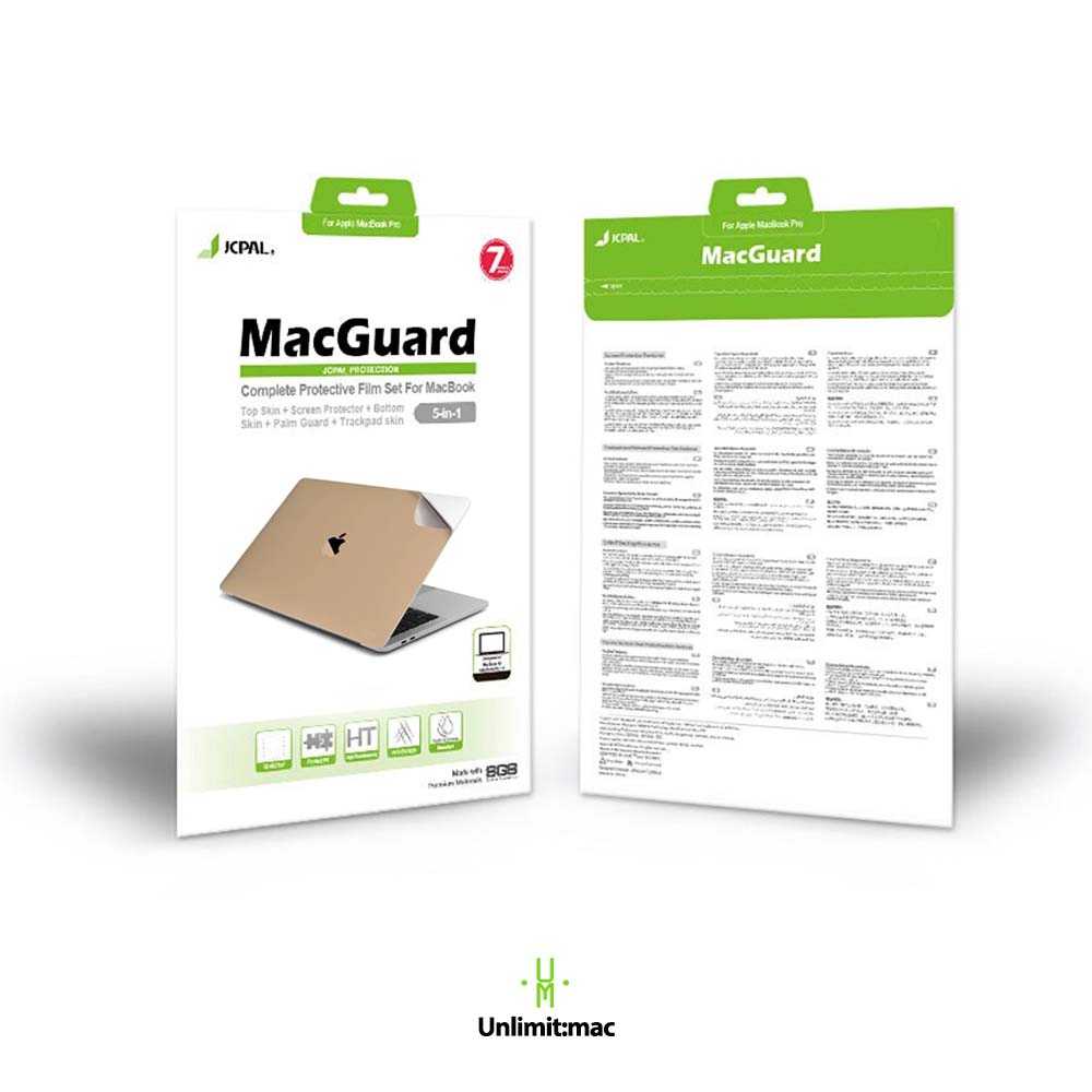 JCPAL [Gold] Macguard 5in1 MacBook Air (Retina, 13-inch, 2020) Model A2179