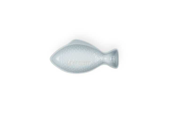 SMALL FISH DISH SILVER BLUE
