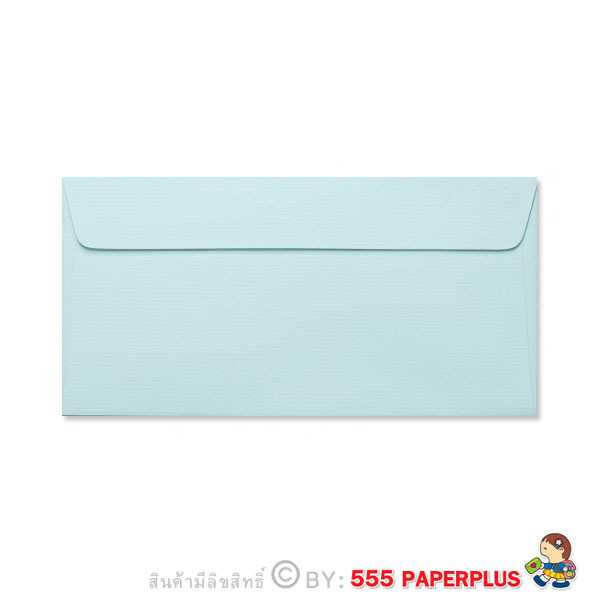 ซอง NO.3 1/2X7-แอลคิว(ฝาขนาน) สีฟ้า มีกลิ่นหอม (50 ซอง) CODE 72518