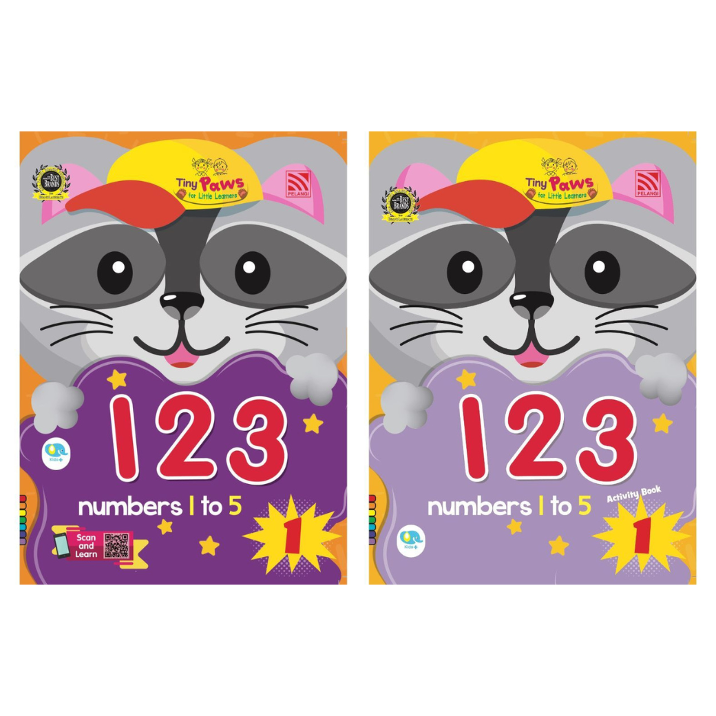 Tiny Paws For Little Learners 123 (numbers 1-5)
