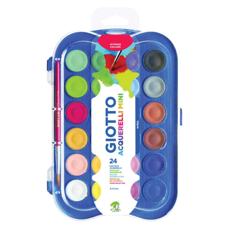 GIOTTO Water Color Cake Mini 24 Colors (สีน้ำก้อนมินิ 24 สี) 352600