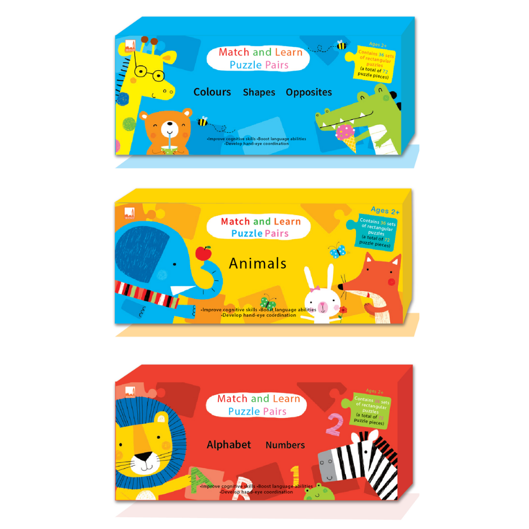 จิ๊กซอว์จับคู่ Match & Learn Puzzle Pairs