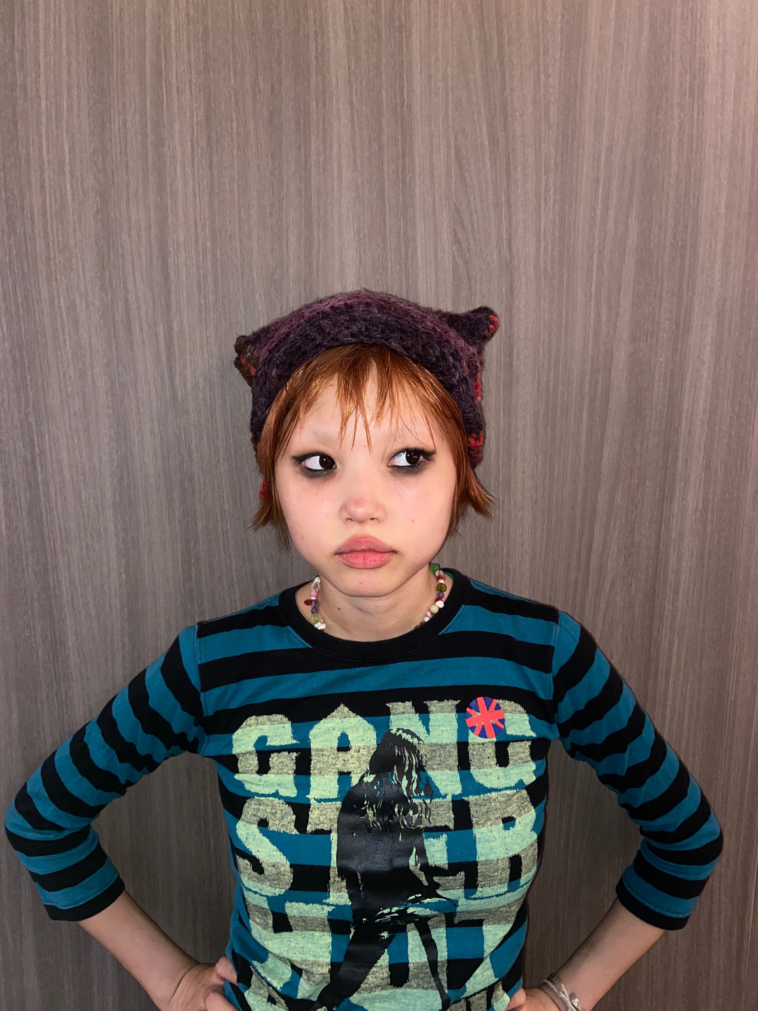 GluE kitty beanie 