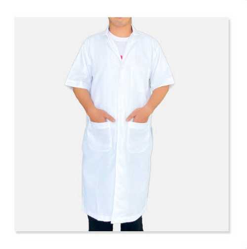 เสื้อกาวน์ตัวยาว-แขนสั้น ผ้าลีวาย #XL