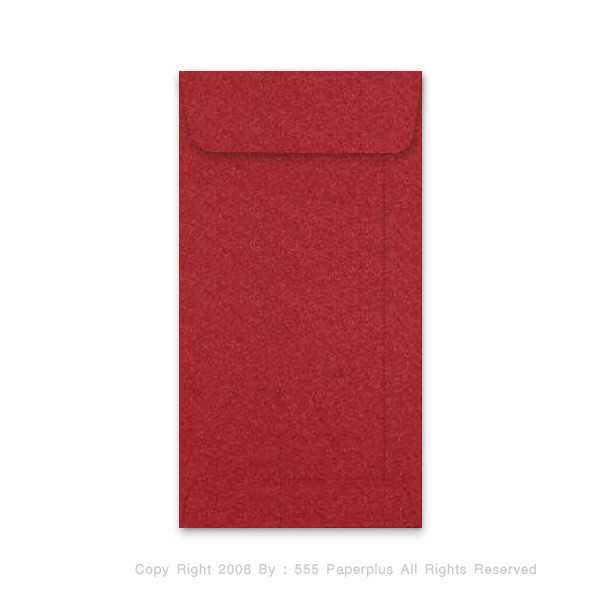 ซอง NO.3 1/2X7-เมทัลลิค สีแดง (50 ซอง) CODE 92196