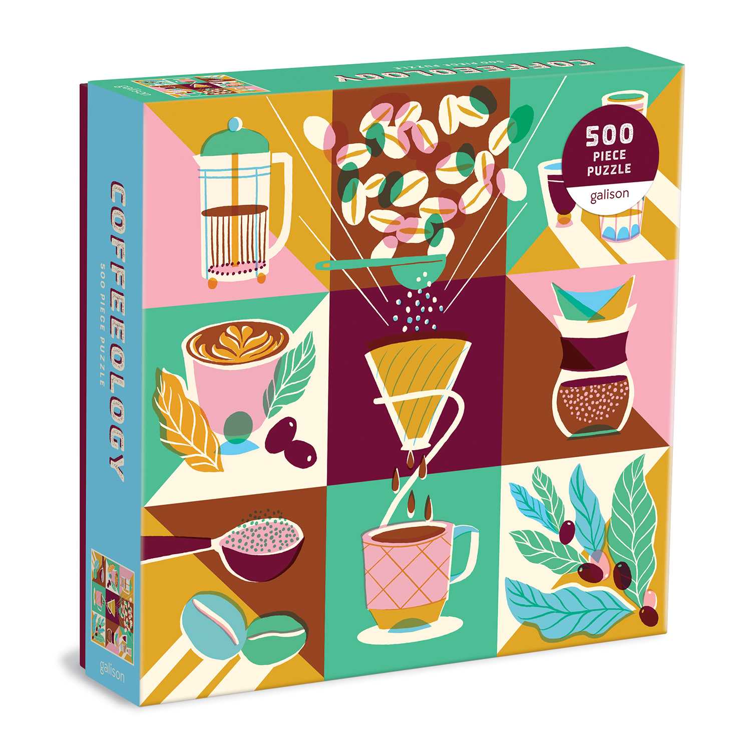 Coffeeology 500 Piece Jigsaw Puzzle - Galison