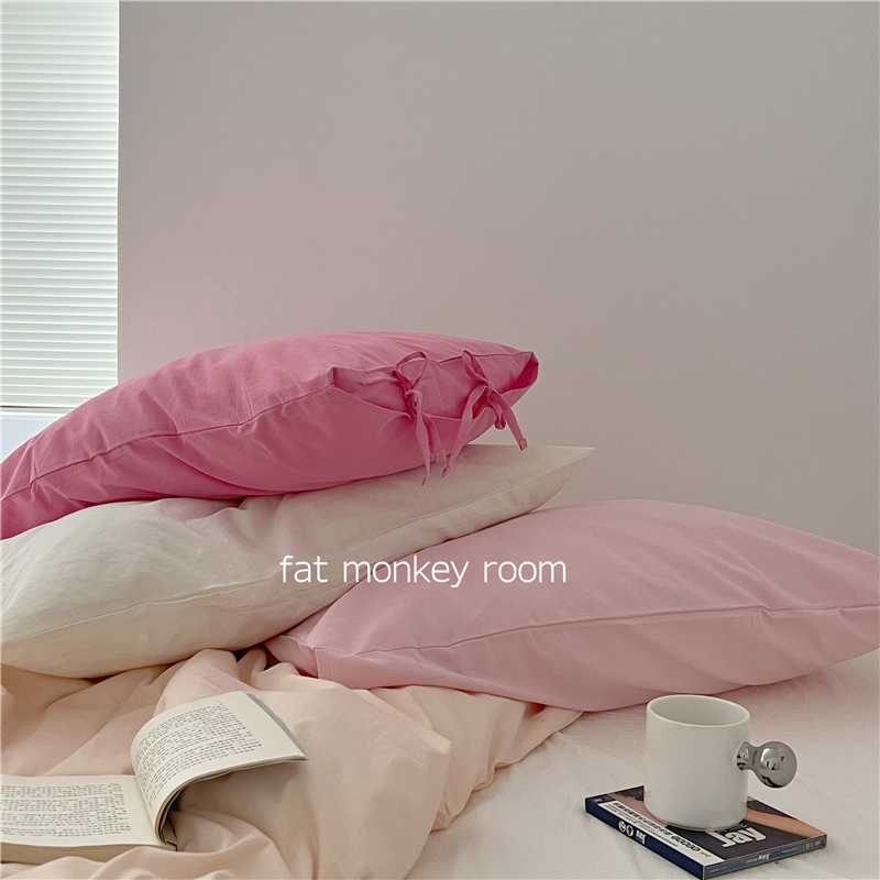 - PREORDER - ปลอกหมอน สีชมพู สีขาว พรีออเดอร์ 15-20 วันหลังปิดรอบ