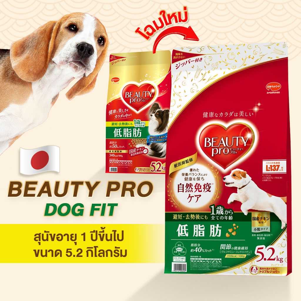 Size L อาหารสุนัขสูตรควบคุมน้ำหนัก Fit สำหรับสุนัขทุกสายพันธุ์ ขนาด 5.2 กิโลกรัม