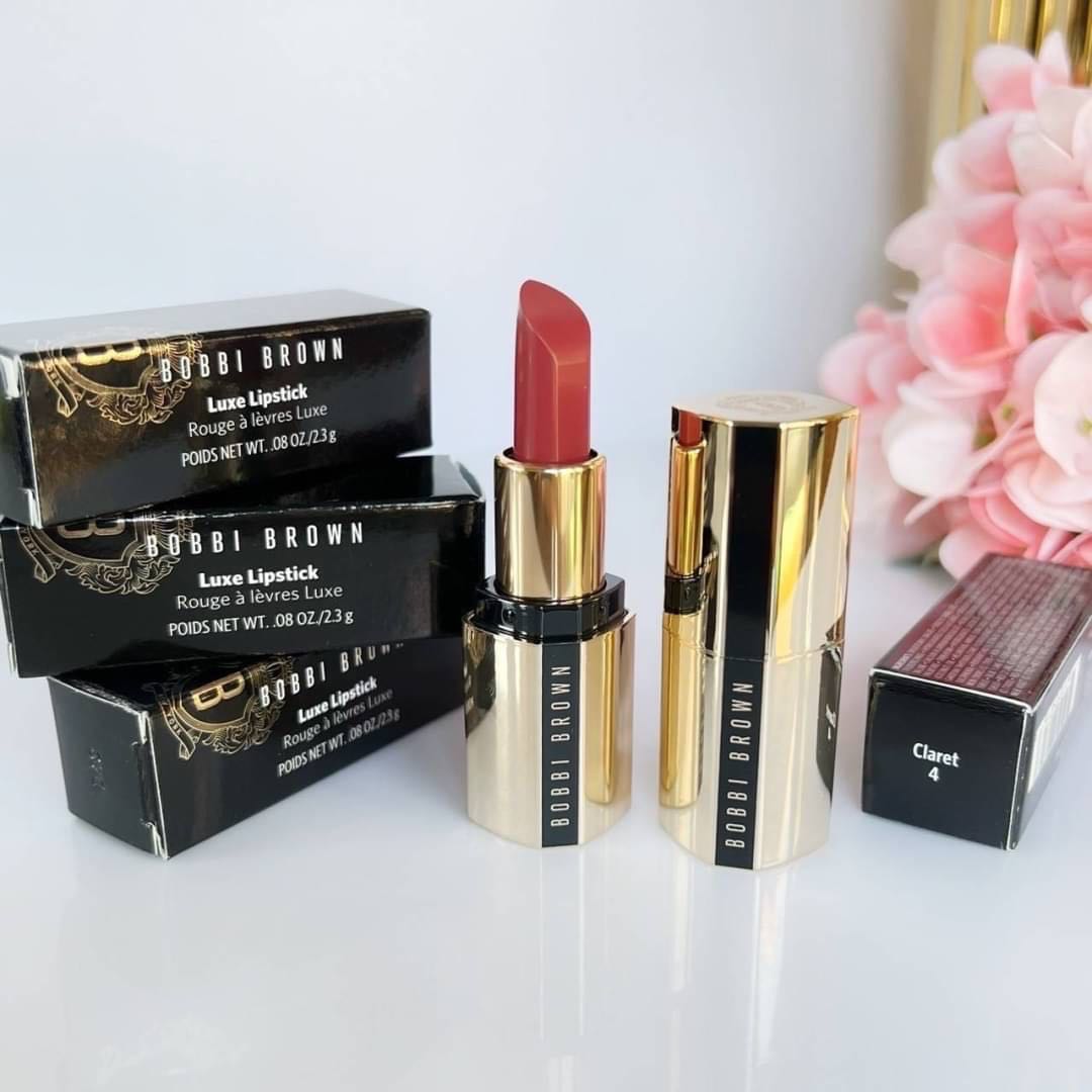 Bobbi Brown Luxe Lip Color 2.3 g แพ็คเกจใหม่ สี 4 Claret