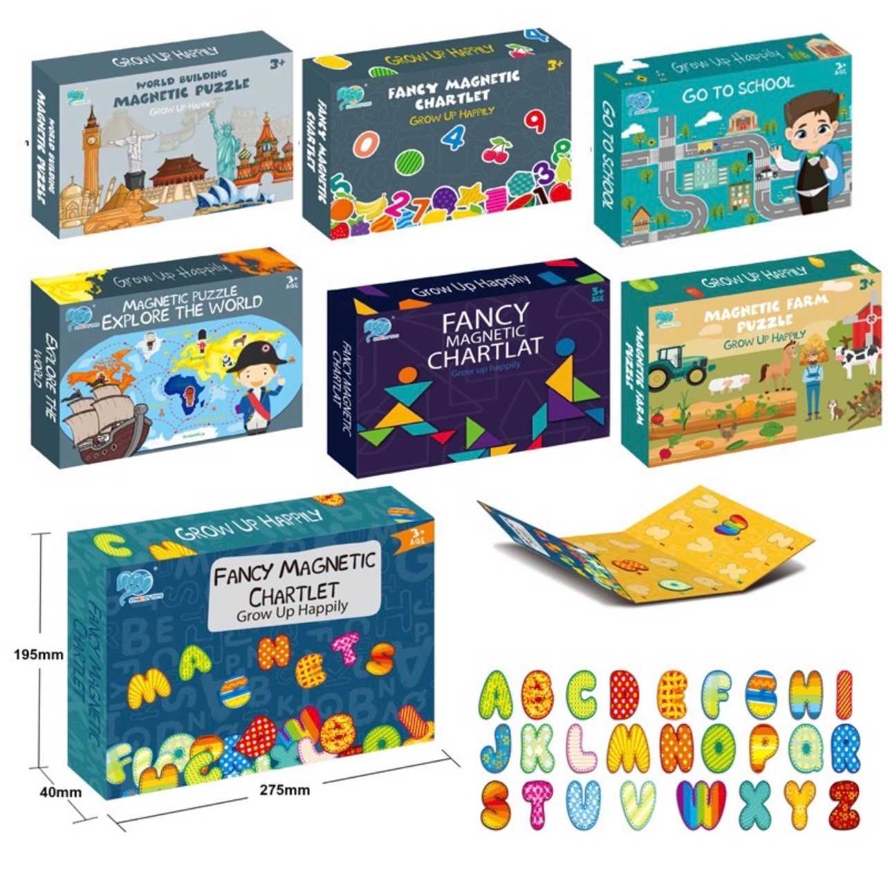Fancy magnetic puzzle ของเล่นตัวต่อแม่เหล็ก