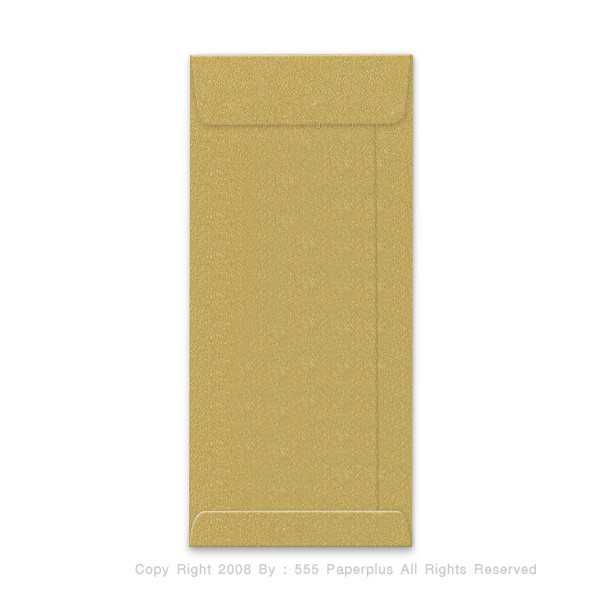 ซองใส่การ์ด NO.4 1/4X9 1/4-เมทัลลิค สีทอง (50 ซอง) CODE 74383