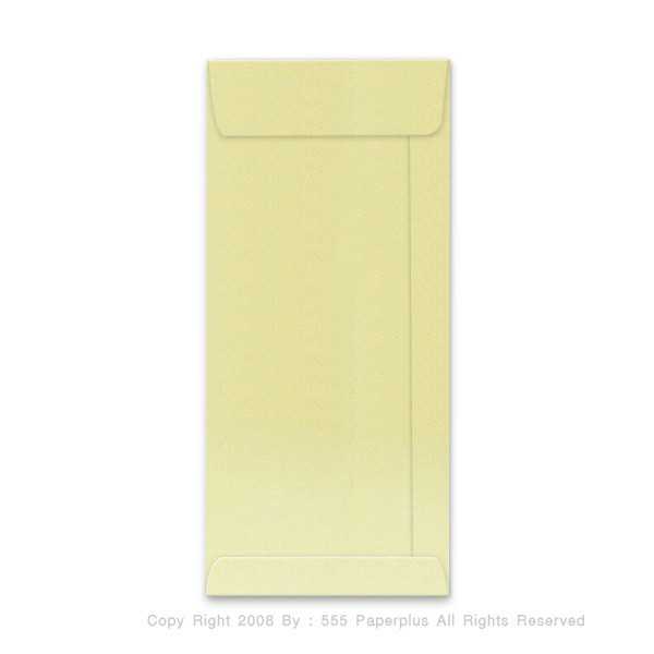 ซองใส่การ์ด NO.4 1/4X9 1/4-เมทัลลิค สีขาวทอง (50 ซอง) CODE 83545