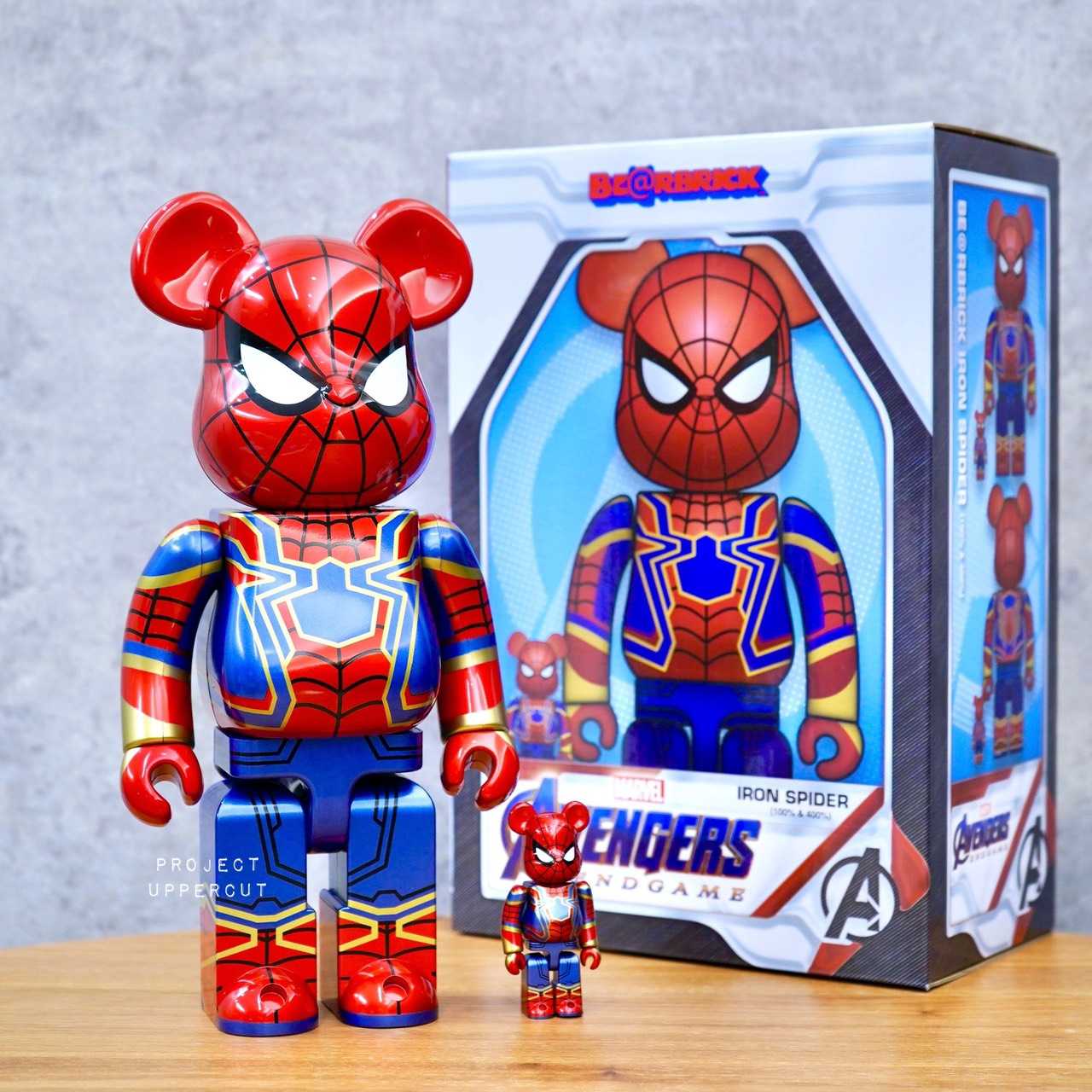 BE@RBRICK 400%+100% MARVEL AVENGERS ENDGAME : Iron Spider [New]