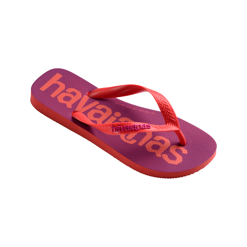 HAVAIANAS รองเท้าแตะผู้หญิง Top Logomania 2 Flip Flops SALMON 41457411256U_H3ORXX